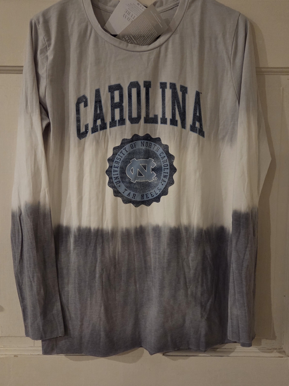 Carolina Dip-Dye Long Sleeve Tee - University of North Carolina